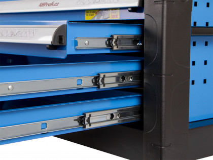 Přenosná skříňka na nářadí, 4 zásuvky, 690x460x405mm - AH010003