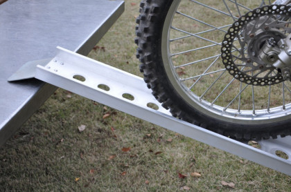 Hliníkový nájezd na motorku, nosnost 200 kg - LR036