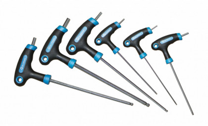 Sada T klíčů IMBUS ve výplni dílenského vozíku, 6 dílů - VV006TI01