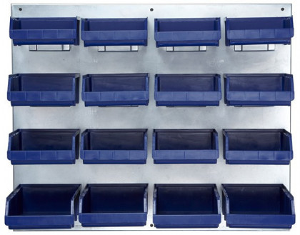 Kovový organizér s plastovými boxy - JJ001231