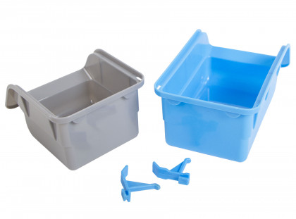 Závěsný organizér na šroubky s 44 ks plastových boxů - MSBRWK4400