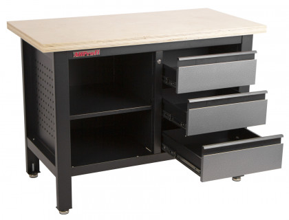 Ponk se třemi zásuvkami a policí