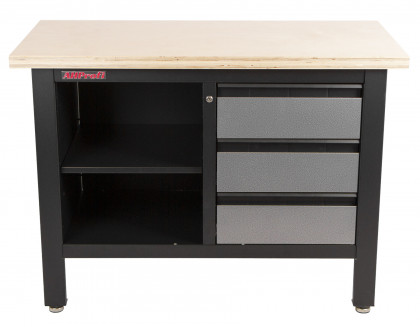 Ponk se třemi zásuvkami a policí