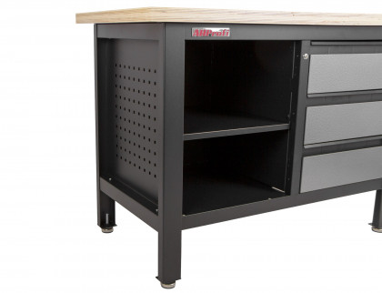 Ponk se třemi zásuvkami a policí