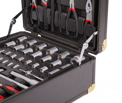 Sada nářadí, Gola sada 1/2" a 1/4" - 428 ks - HT494003
