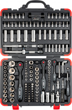 Gola sada 1/4", 3/8" a 1/2", 172 ks - V2461N