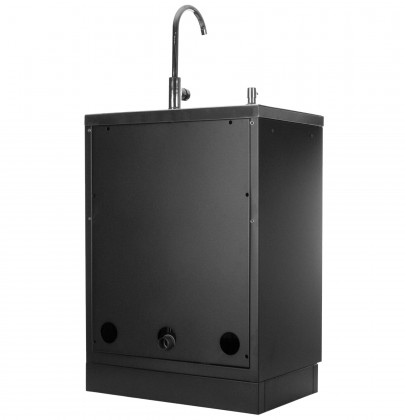 Celokovová dílenská skříňka PROFI RED s nerezovým dřezem - RTGC1300C