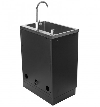 Celokovová dílenská skříňka PROFI RED s nerezovým dřezem - RTGC1300C