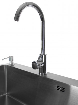 Celokovová dílenská skříňka PROFI RED s nerezovým dřezem - RTGC1300C