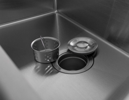 Celokovová dílenská skříňka PROFI BLUE s nerezovým dřezem - MTGC1300C