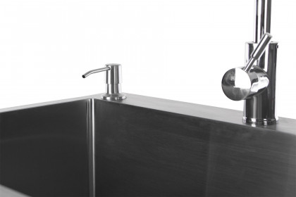 Celokovová dílenská skříňka PROFI BLUE s nerezovým dřezem - MTGC1300C