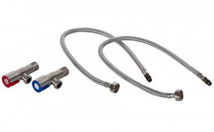 Celokovová dílenská skříňka PROFI BLUE s nerezovým dřezem - MTGC1300C