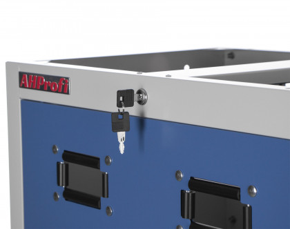 Celokovová dílenská skříňka PROFI BLUE na navijáky, 3 zásuvky - MTGC1303A