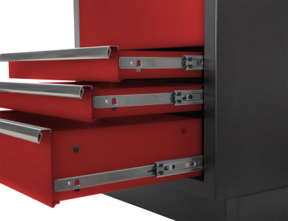 Celokovová dílenská skříňka PROFI RED na navijáky, 3 zásuvky - RTGC1303A