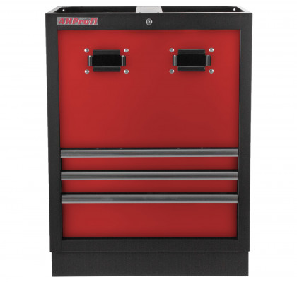 Celokovová dílenská skříňka PROFI RED na navijáky, 3 zásuvky - RTGC1303A