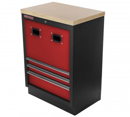 Celokovová dílenská skříňka PROFI RED na navijáky, 3 zásuvky - RTGC1303A