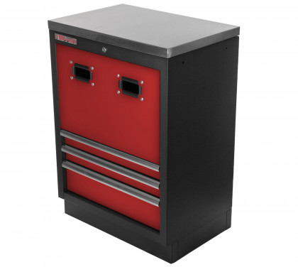 Celokovová dílenská skříňka PROFI RED na navijáky, 3 zásuvky - RTGC1303A