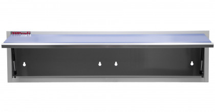 Celokovová závěsná skříňka PROFI BLUE s výklopnými dvířky 1360x281x350 mm - MWGB1326W