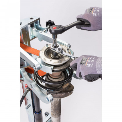 Sada nářadí s průchozí ráčnou pro servis tlumičů, 14 ks - V6452