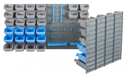 Závěsný organizér na šroubky, 69 dílů - MSBRWK6903