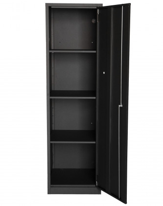 Jednokřídlá celokovová dílenská skříň 600 x 600 x 2090 mm - AH082