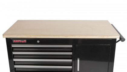 Pojízdný pracovní stůl / skříňka na nářadí s pracovní deskou - TBR-L4407E-B