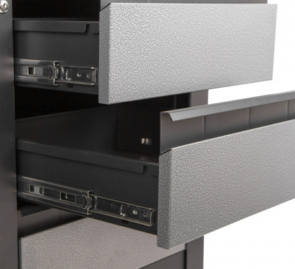 Dílenský ponk s dřevěnou pracovní deskou, 6 zásuvek - TSK5406-LS