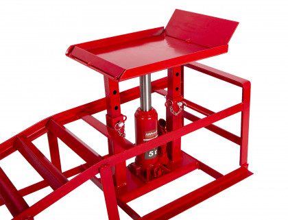 Nájezdové rampy s hydraulickým zvedákem, pár - 2 t - AH019333