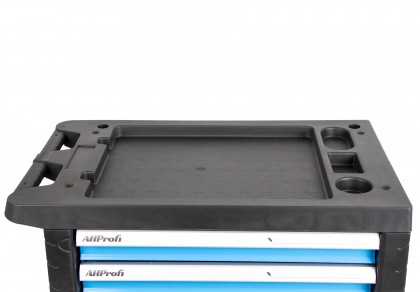 Dílenský vozík Economy, prázdný, 7 zásuvek - AH12272AP