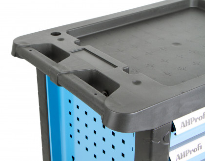 Dílenský vozík Economy, prázdný, 7 zásuvek - AH12272AP