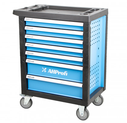 Dílenský vozík Economy, prázdný, 7 zásuvek - AH12272AP