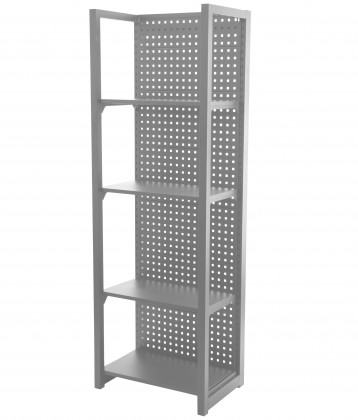 Dílenská sestava PROFI BLUE s úzkým regálem - MTGC1371RBAL1