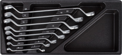 Sada nářadí do dílenského vozíku, 15 výplní, 245 ks - H14019D-set