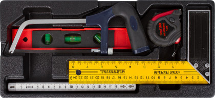 Sada nářadí do dílenského vozíku, 15 výplní, 245 ks - H14019D-set