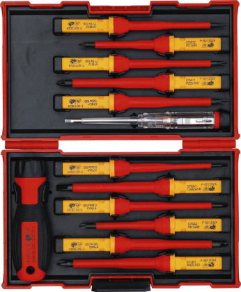 Sada elektrikářských šroubováků VDE, 13 ks - B35814