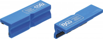 Čelisti svěráku pro kulaté předměty, magnetické, 100 mm, 2 ks - B9796