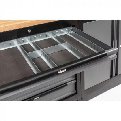 Rozdělovací plechy do zásuvek, 137 mm, 10 ks - V6685-3/10