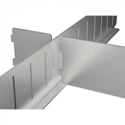 Rozdělovací plechy do zásuvek, 137 mm, 10 ks - V6685-3/10