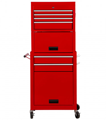 Dílenský vozík s nástavbou, 6 zásuvek - AH226X