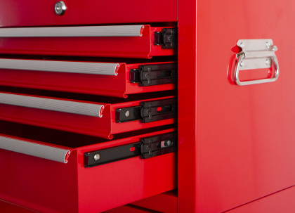 Dílenský vozík s nástavbou, 6 zásuvek - AH226X