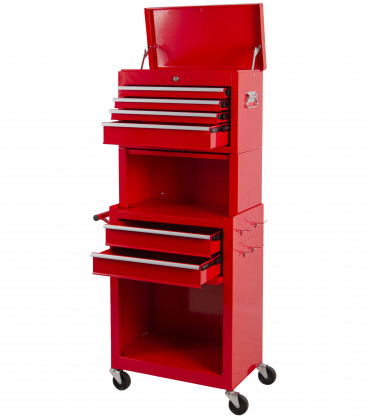 Dílenský vozík s nástavbou, 6 zásuvek - AH226X