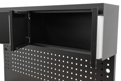 Pracovní stůl s děrovanou deskou, 3 zásuvky - TSA4524G