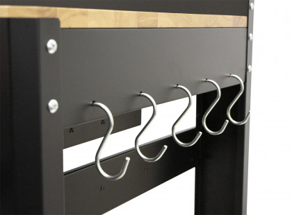 Pracovní stůl s děrovanou deskou, 3 zásuvky - TSA4524G