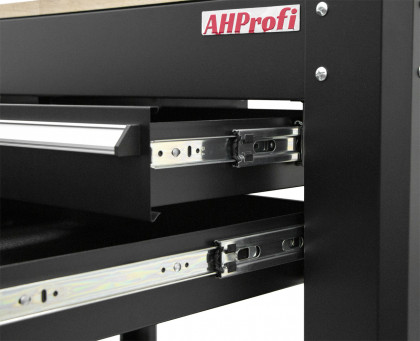 Pracovní stůl s děrovanou deskou, 3 zásuvky - TSA4524G