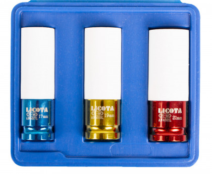 Kované vnitřní nástrčné klíče 1/2" na hliníková kola aut 3ks - H0802