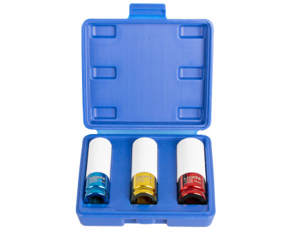 Kované vnitřní nástrčné klíče 1/2" na hliníková kola aut 3ks - H0802