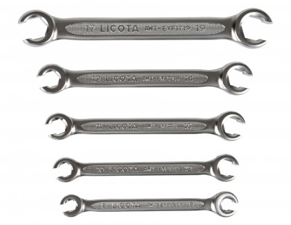 Sada polootevřených klíčů 5 ks pro brzdové trubky - LIAWT-EVFK01