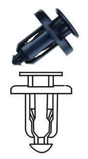 Plastové příchytky čalounění, 10 ks