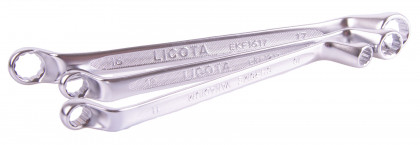 Vyhnuté oboustranné očkové klíče 9 dílů ve výplni do dílenského vozíku - LIACK384007