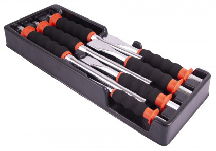 Sekáče a průbojníky ve výplni do dílenského vozíku, 7 dílů - LIACK384020